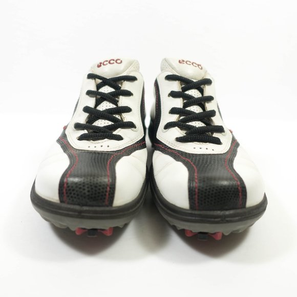 Ecco GTX Gore-tex Waterproof Leather Golf Shoes - Women's Size 6-6.5 US / 37 EU - Picture 3 of 10